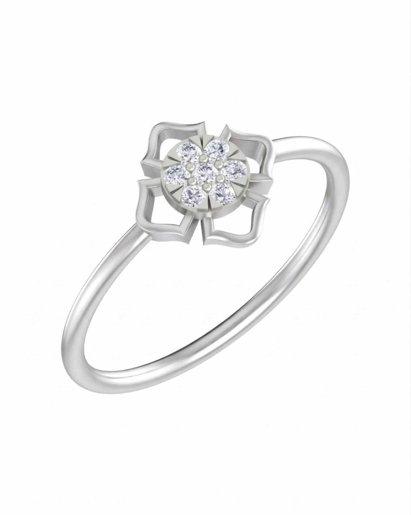Gold & Diamond Dailywear Ring For Women KRC10622