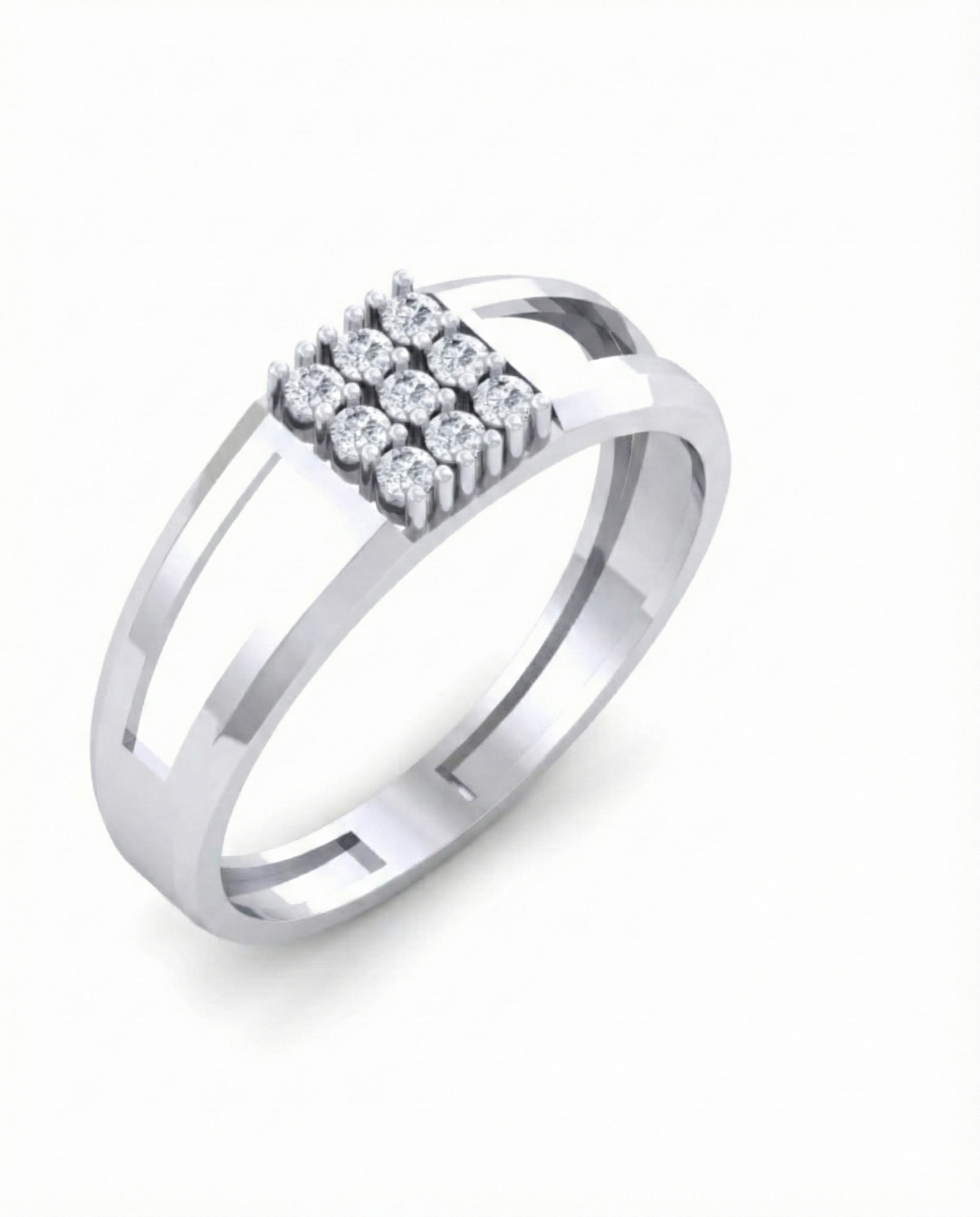 Gold & Diamond Engagement Ring For Men KRC20038