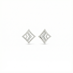 18K Gold & Diamond Women Stud Earring KER-124