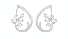 14K Gold & Diamond Women Stud Earring KRI44003E