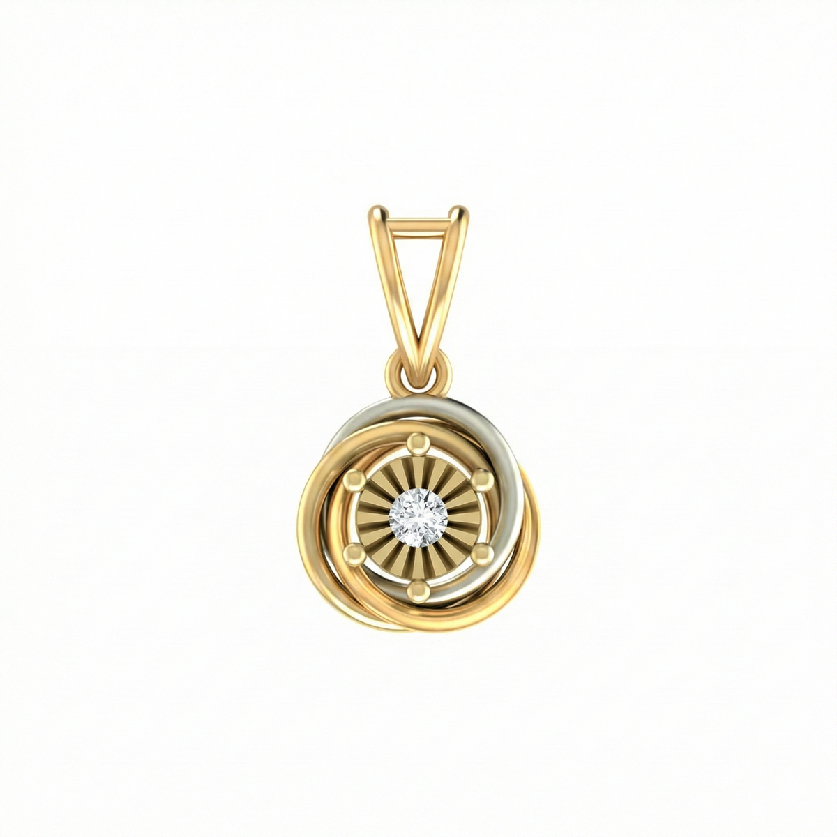 18K Gold & Diamond Pendant KFP-16