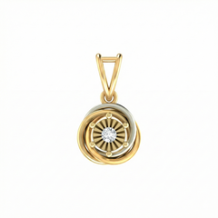 18K Gold & Diamond Pendant KFP-16
