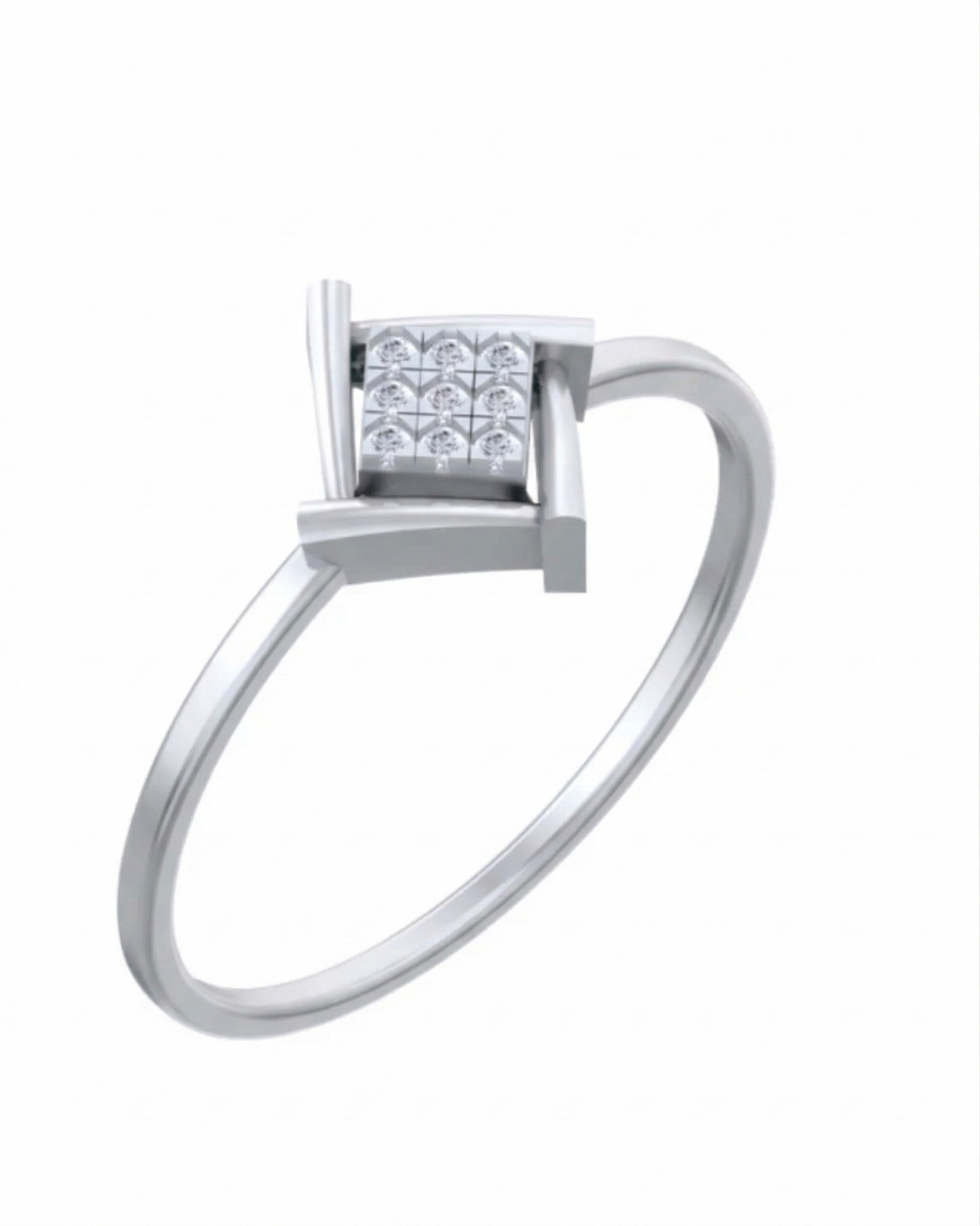 Gold & Diamond Dailywear Ring For Women KRC10365