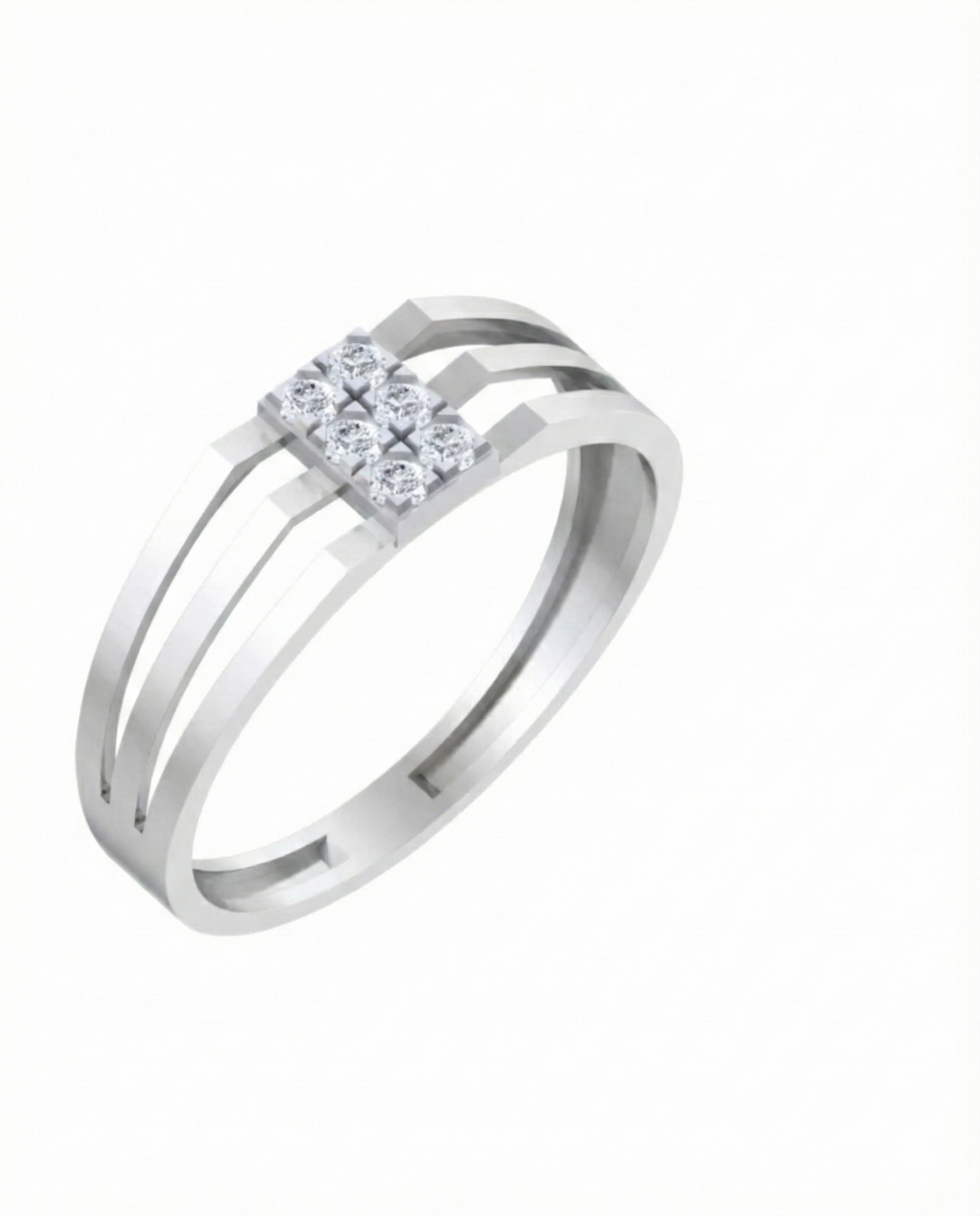 Gold & Diamond Band Ring For Men KRC20063