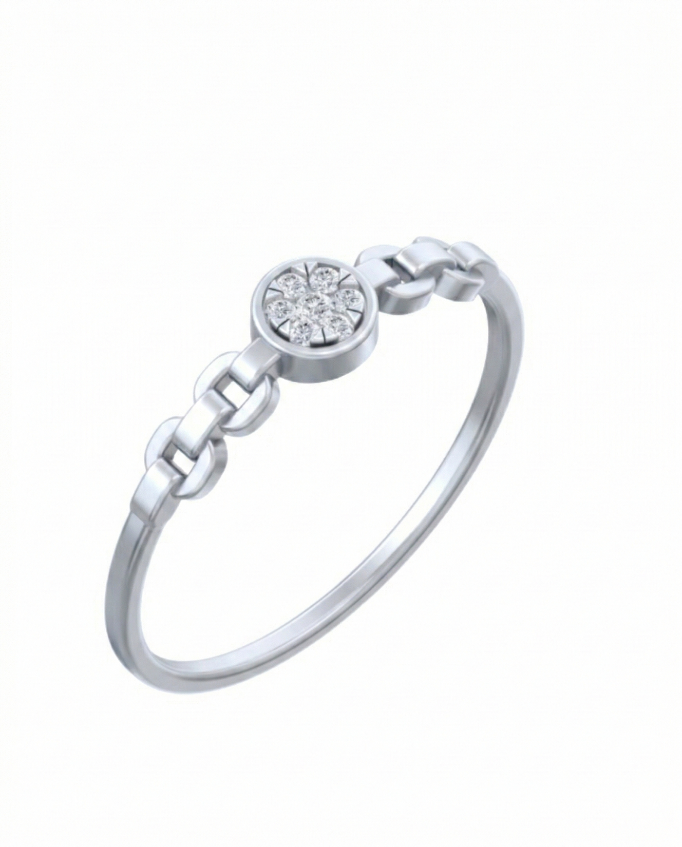 Gold & Diamond Lightweight Ring For Women KRC10385