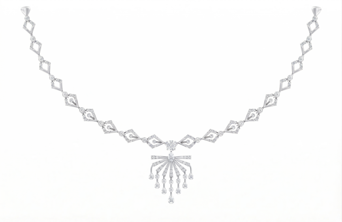 14K Gold & Diamond Dailywear Necklace Set KRB44111N-A