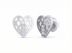 18K Gold & Diamond Women Stud Earring KSK001