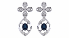 White Gold Diamond Earring | under 40k 