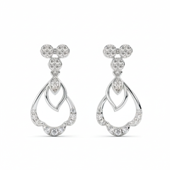 14K Gold & Diamond Women Dangler Earring KRH44125E