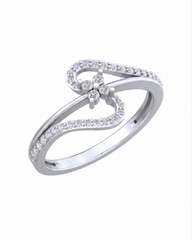 Gold & Diamond Engagement Ring For Women KRC10343