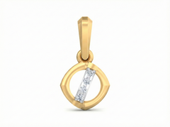 18K Gold & Diamond Dailywear Pendant KSK083