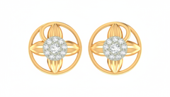 18K Gold & Diamond Women Stud Earring KRA40158E