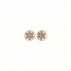 18K Gold & Diamond Women Engagement Earring KER-19