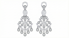 14K Gold & Diamond Women Dangler Earring KRB44104E-A