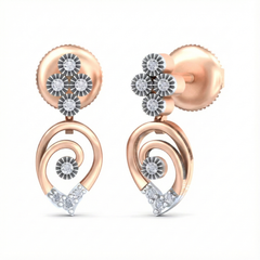 14K Gold & Diamond Women Dangler Earring KRB44073E