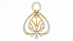 18K Gold & Diamond Partywear Pendant Set KRA40179P