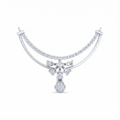 18K Gold & Diamond Dailywear Mangalsutra For Women KRB90037