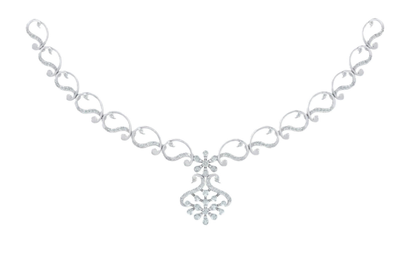 14K Gold & Diamond Dailywear Necklace Set KRB44075N