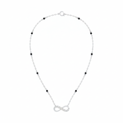 18K Gold & Diamond Beaded Mangalsutra For Women KRE90108