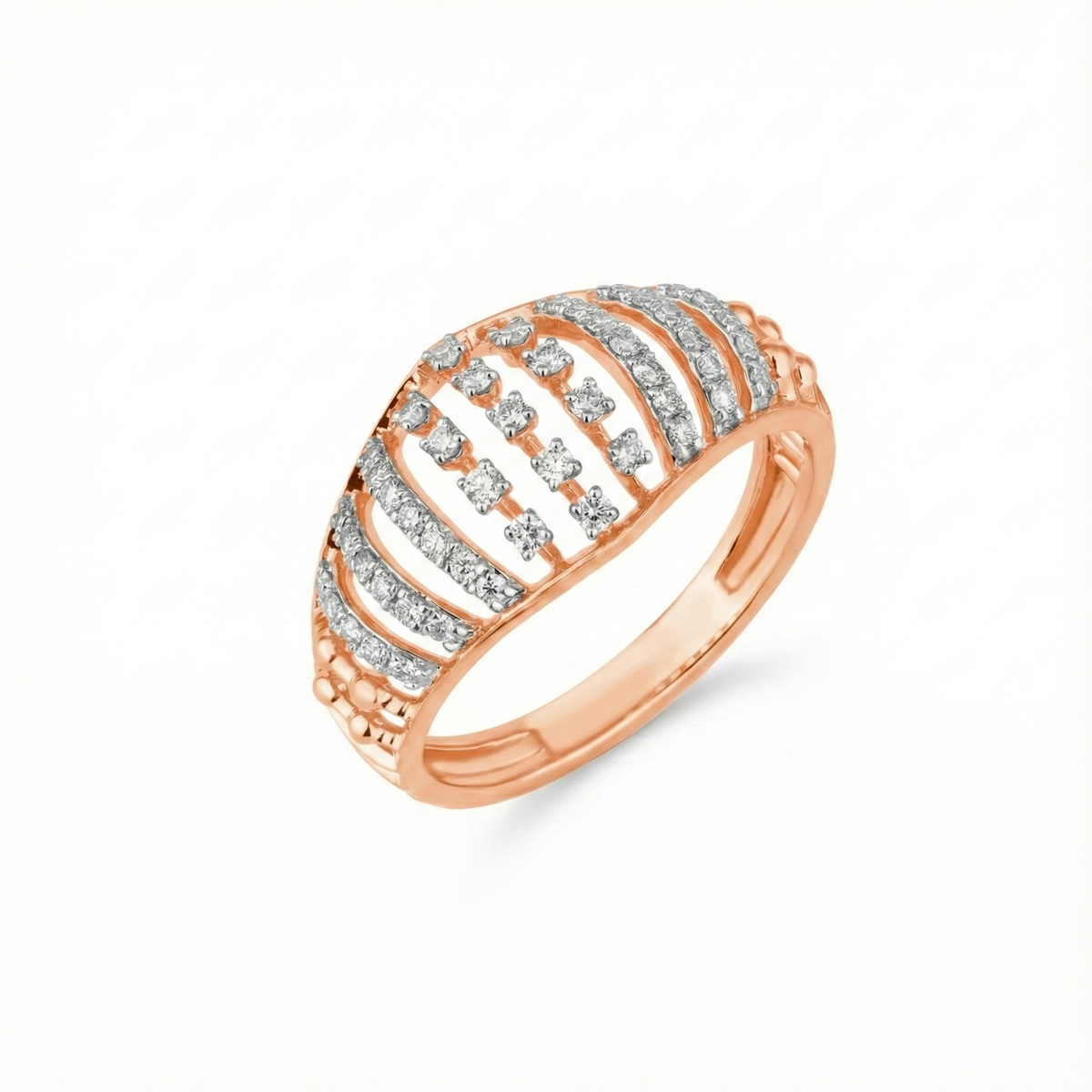 18K Gold & Diamond Ring For Women R5378MYD0001