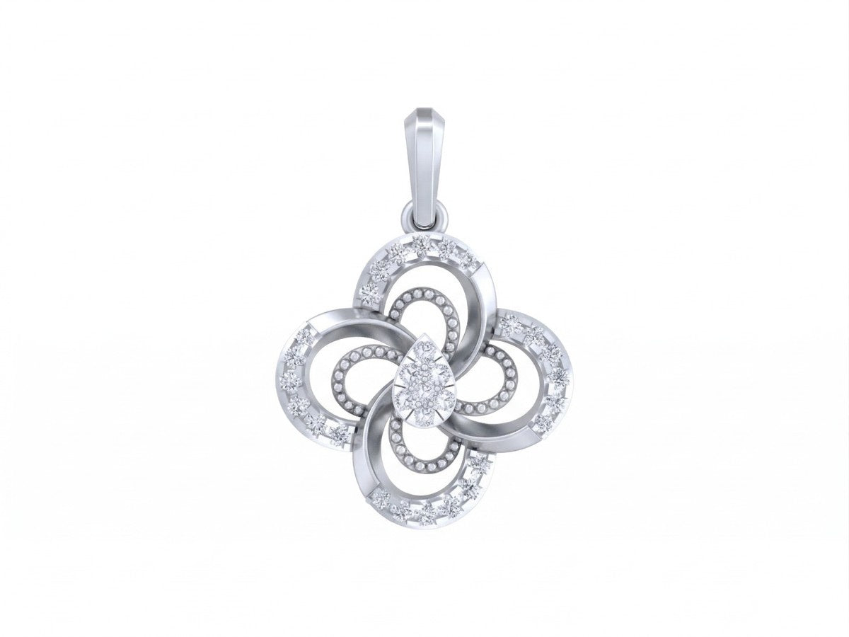 Elegant diamond-studded gold pendant designed for weddings, celebrations, and everyday sophistication.