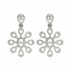 14K Gold & Diamond Women Engagement Earring KRH44046E