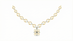 14K Gold & Diamond Dailywear Necklace Set KRB44095N-A