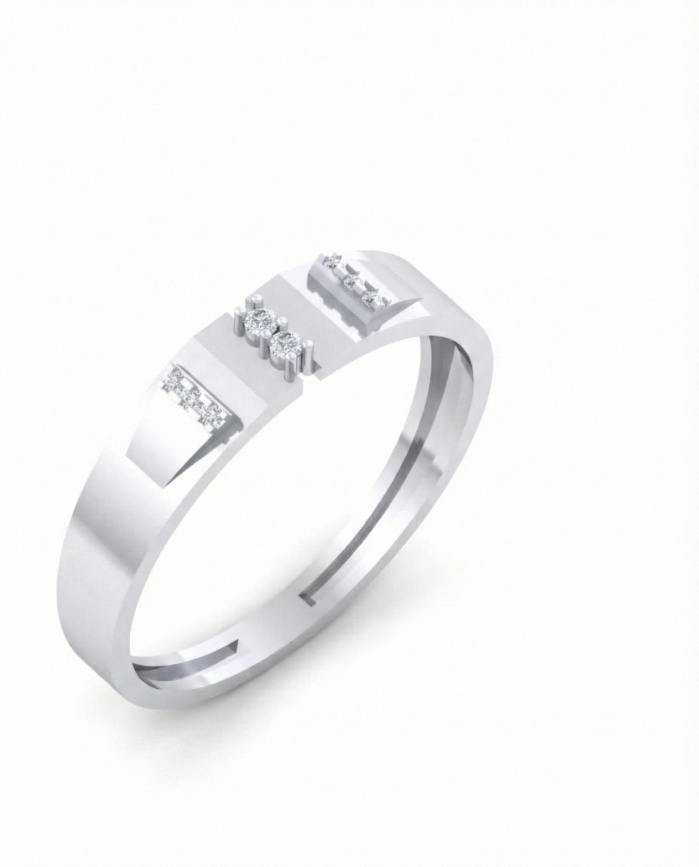 Gold & Diamond Ring For Men KRC20057