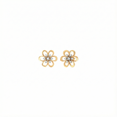 18K Gold & Diamond Women Earring KER-09