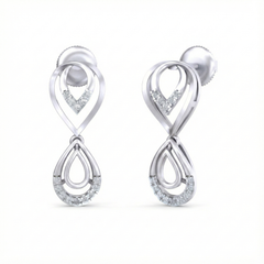 14K Gold & Diamond Women Dangler Earring KRB44094E-A