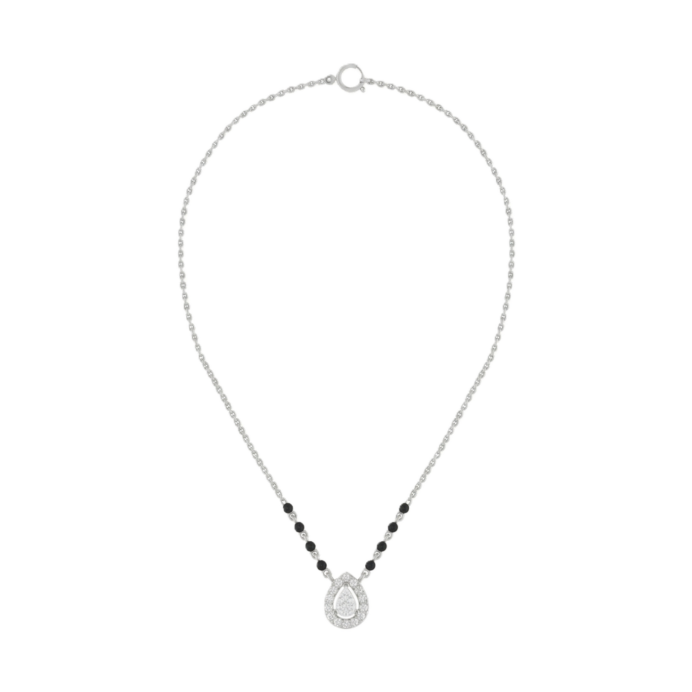 Gold & Diamond Modern Mangalsutra For Women KRC50113
