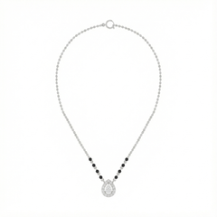 18K Gold & Diamond Beaded Mangalsutra For Women KRE90087