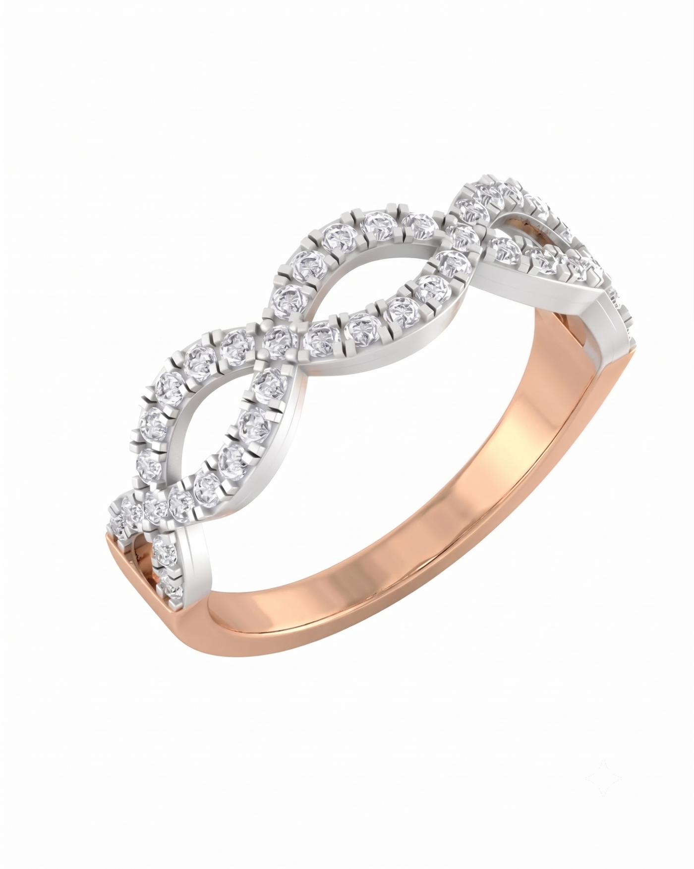 Gold & Diamond Cocktail Ring For Women KRC10278