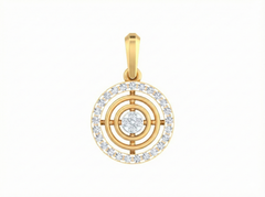 18K Gold & Diamond Dailywear Pendant KSK090