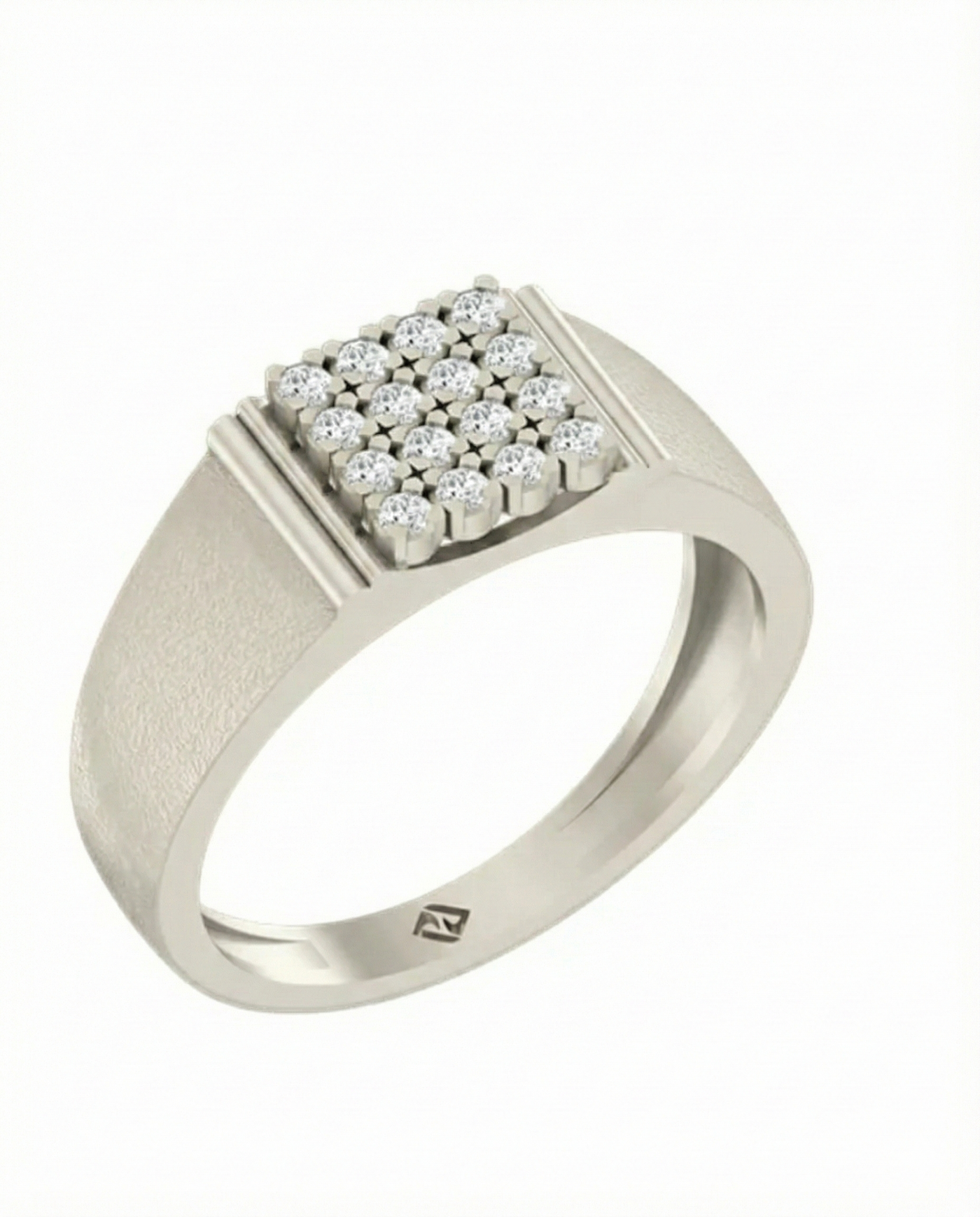Gold & Diamond Engagement Ring For Men KRB20021