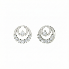 18K Gold & Diamond Women Earring KER-205