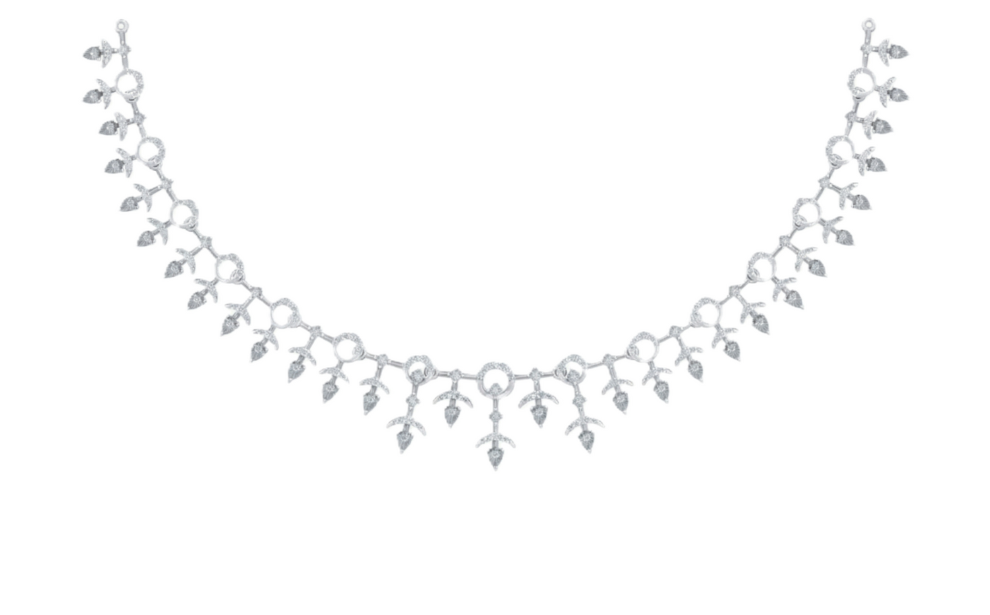 14K Gold & Diamond Lightweight Necklace Set KRB44085N