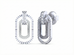 18K Gold & Diamond Women Earring KSK012