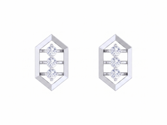 White Gold Diamond Earring | under 40k 