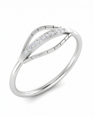 18K Gold & Diamond Dailywear Ring For Women KRB10134-A