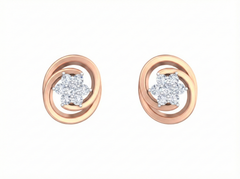 18K Gold & Diamond Women Stud Earring KRK40096E