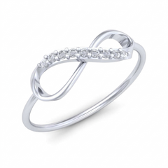 18K Gold & Diamond Dailywear Ring For Women KRB10131