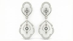 14K Gold & Diamond Women Dangler Earring KRA44179E