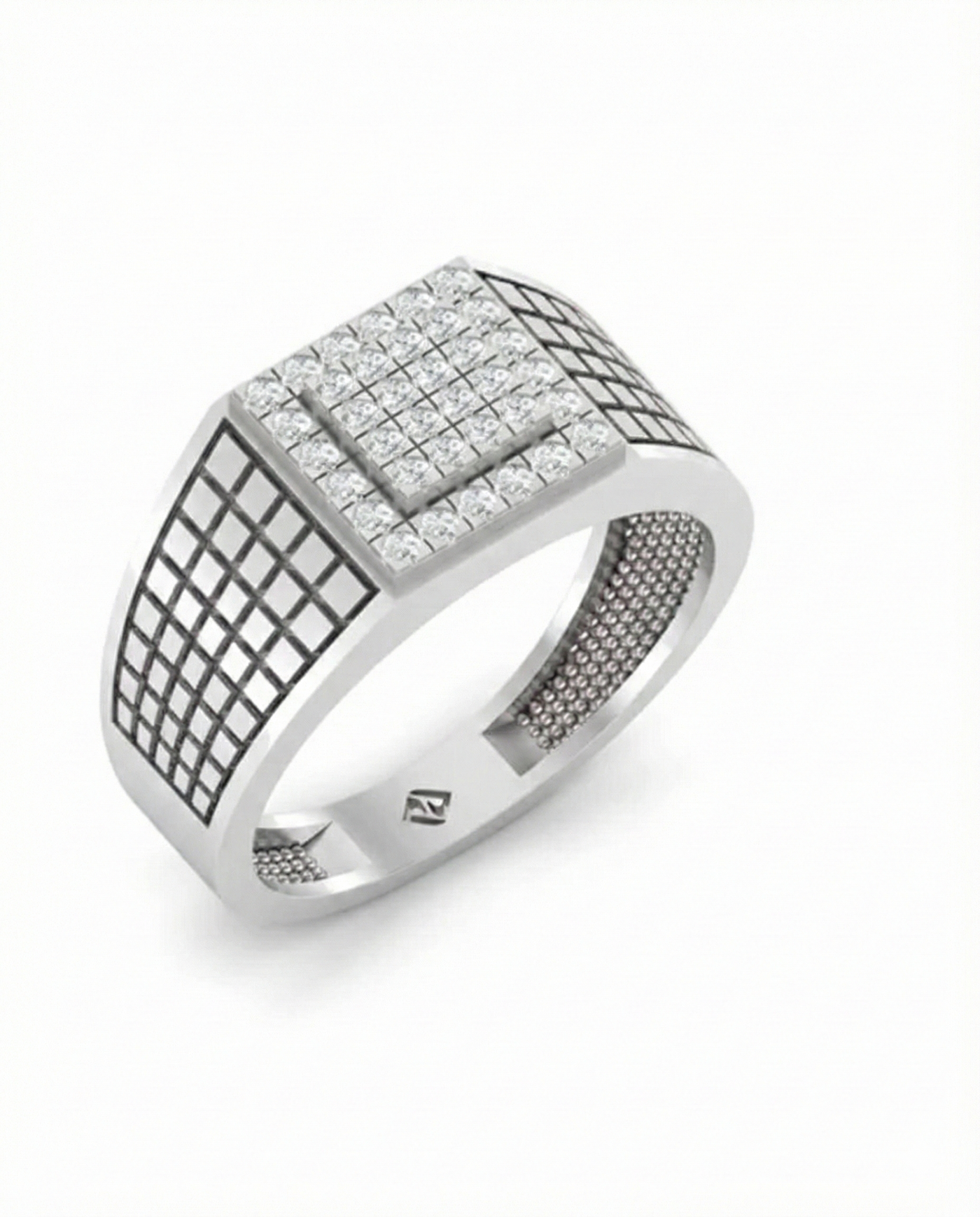 Gold & Diamond Engagement Ring For Men KRB20015