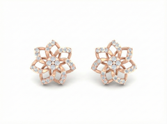 18K Gold & Diamond Women Stud Earring KRK40117E