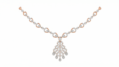 14K Gold & Diamond Dailywear Necklace Set KRB44104N-A