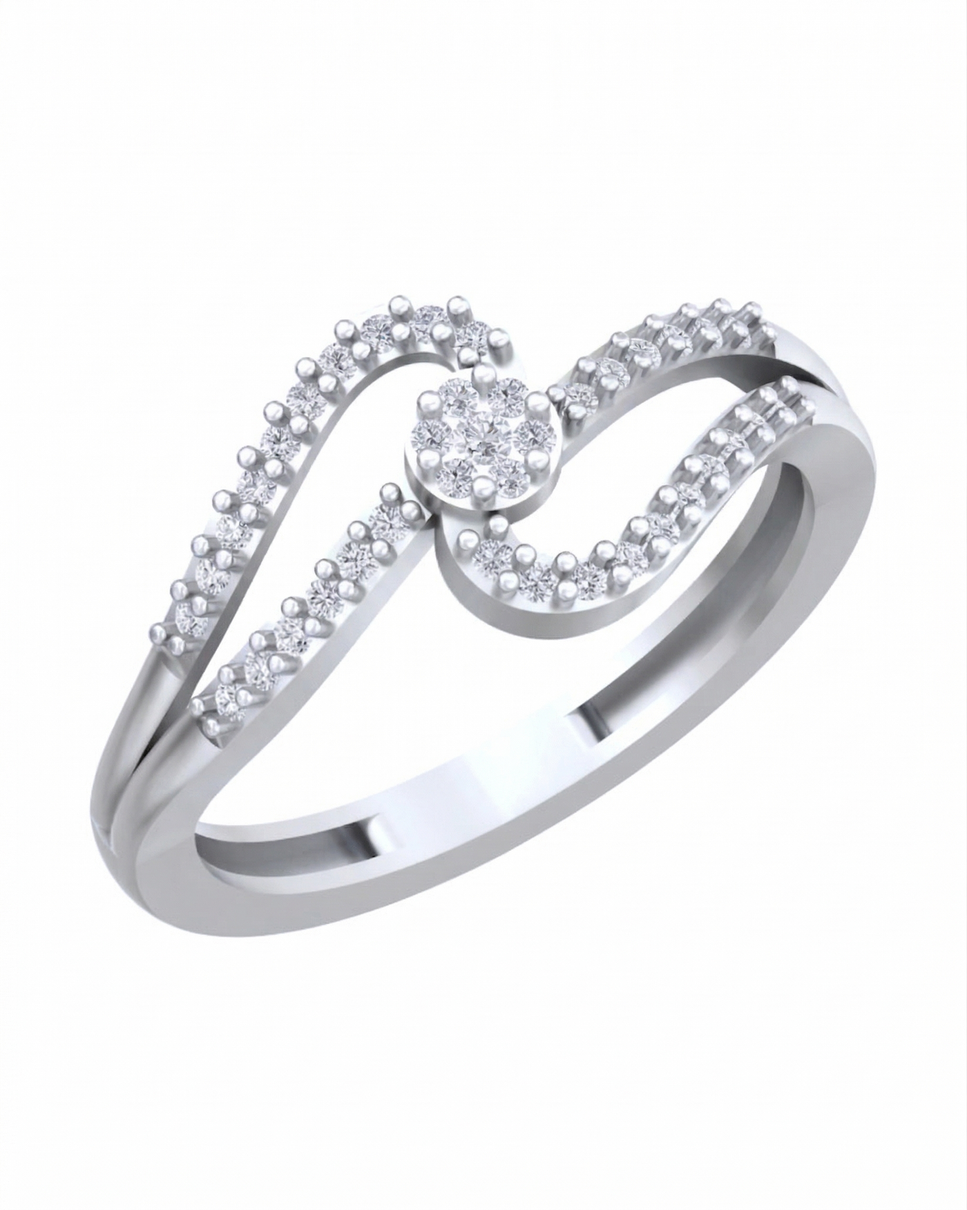 Gold & Diamond Ring For Women KRC10335