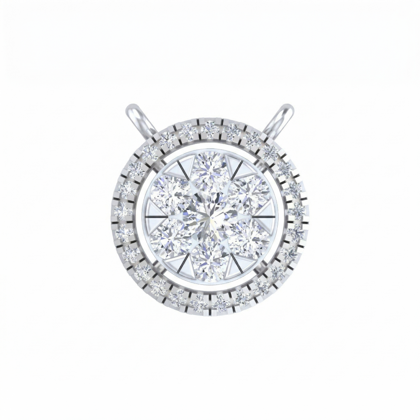 Gold & Diamond Round Mangalsutra For Women KRC50094