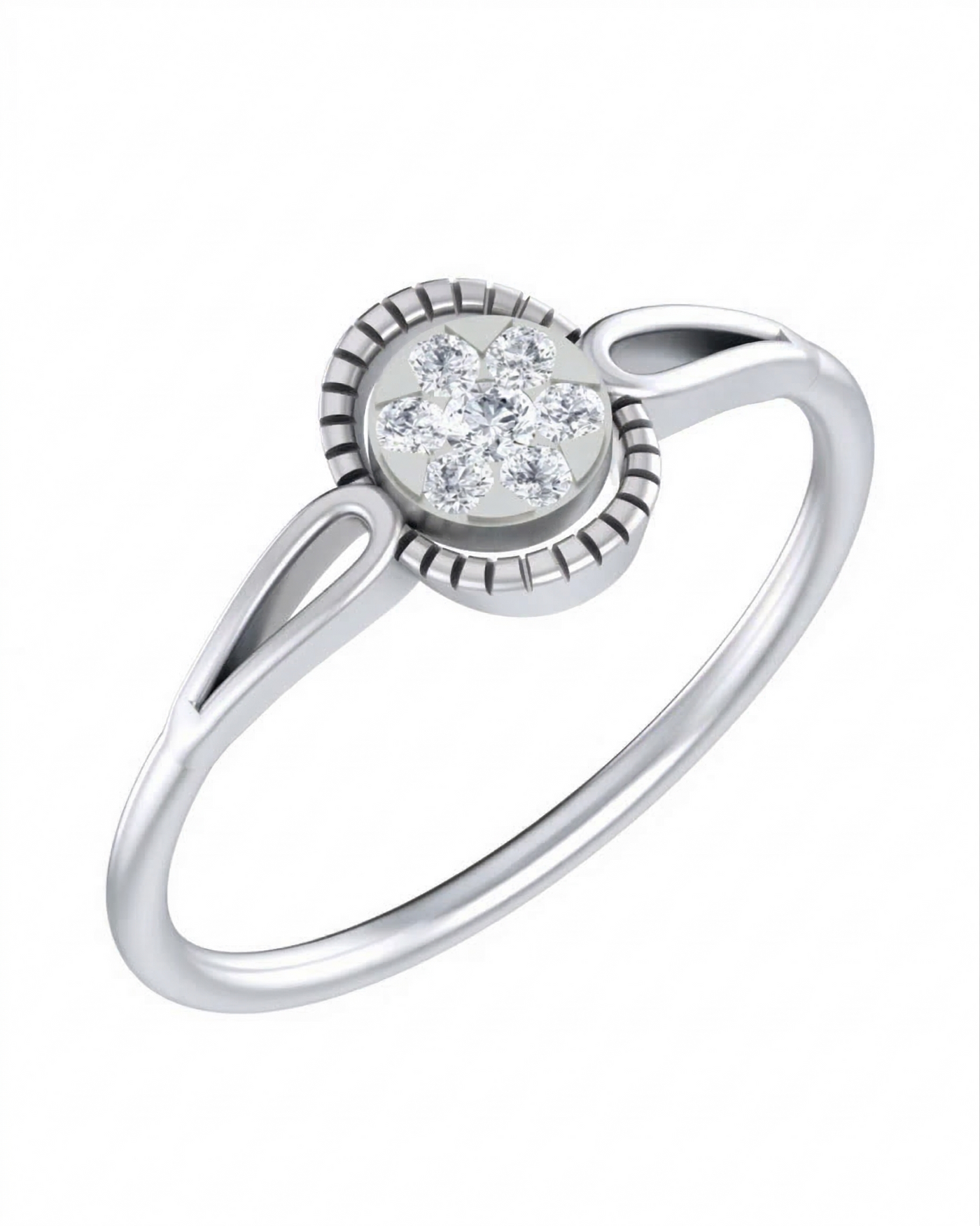 Gold & Diamond Ring For Women KRC10236