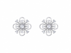 White Gold Diamond Earring | under 40k 